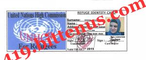 419My Refugee ID Card